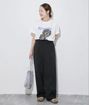 저널 스탠다드 워셔블 코튼 린넨 VIS 스트레이트 팬츠