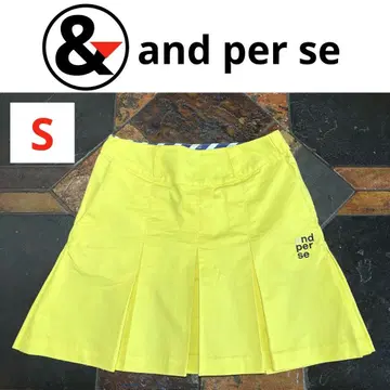 앤퍼시 스트레치 플리츠 스커트 S