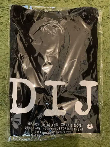 블랑키 제트 시티 DIJ 티셔츠 XL 블랙 BJC 팝업