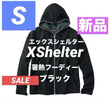 새상품 S 엑스 쉘터 더위 후디 워크맨 블랙 검정 후드티
