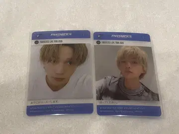 FANTASTICS FNT 클리어 포토 카드 야기 유세이