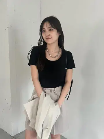 FRAY I.D 라운드넥 티셔츠