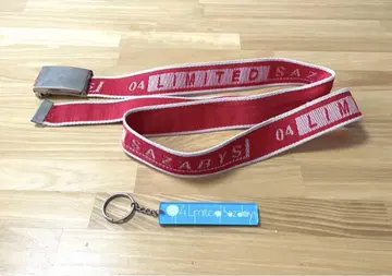 04limited Sazabys 벨트 및 키링