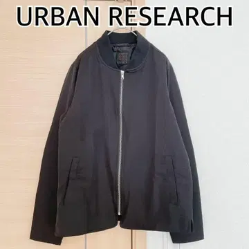 URBAN RESEARCH 어반 리서치 긴팔 블루종 점퍼 블랙