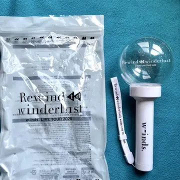 w-inds. winderlust 투어 굿즈 사인 라이트
