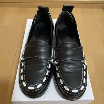 STEFAN COOKE/LOFER-BLACK WHITE LEATHER