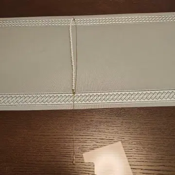 롱 펄 목걸이 조정 가능