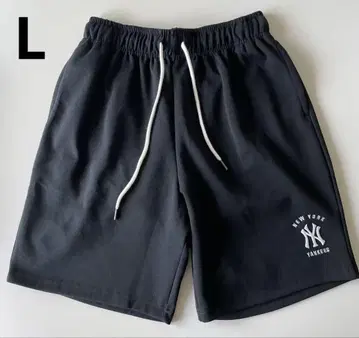 NY 양키스 자수 하프 팬츠 L