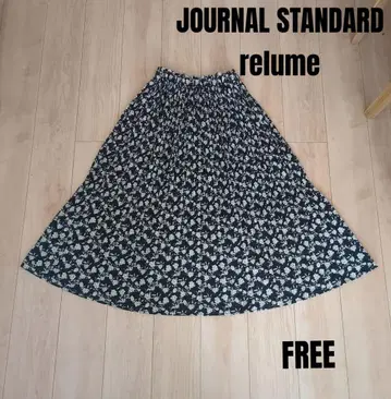 JOURNALSTANDARD relume 마조리카 플리츠 플라워 스커트