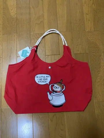 택 포함 새상품 리틀미이 자수 토트백 에코백