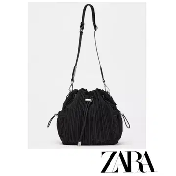 ZARA 플리츠 복조리 백 블랙 완판템