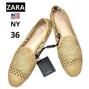 [ZARA] NY 메쉬 플랫 슈즈 로퍼 미사용품