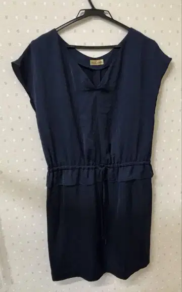 spick and span Noble 네이비 V넥 원피스