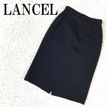 LANCEL 란셀 니트 타이트 스커트 블랙 9 B3797