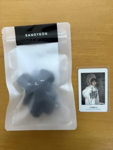 SANGYEON 곰 봉제 인형 & 포토 카드