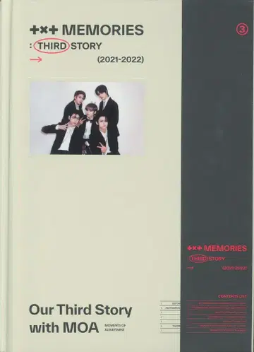 TXT 수입판 MEMORIES:THIRD STORY 2021-2022 3