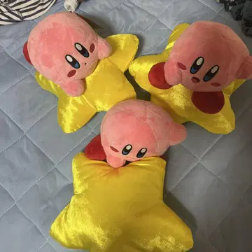 초인기! 별의 커비 워프스타 커비 봉제 인형 3세트