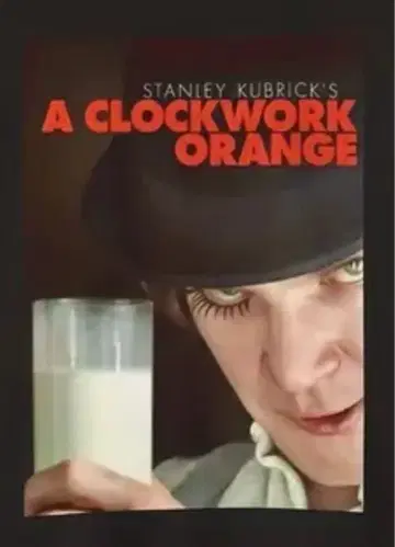 시계 오렌지 영화 티셔츠 A Clockwork Orange 레어