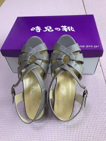 그레이쉬 로즈 스트랩 샌들 23.5cm 4E 일본제 토키미의 신발