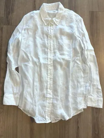 GAP 100% 린넨 화이트 셔츠 S 사이즈