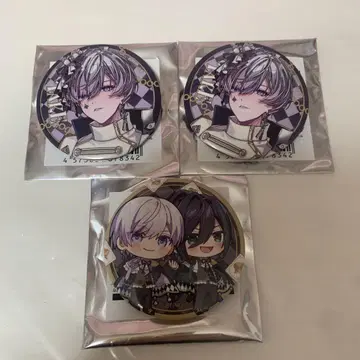 Knight X 기사 X 타케야키 쇼 캔뱃지