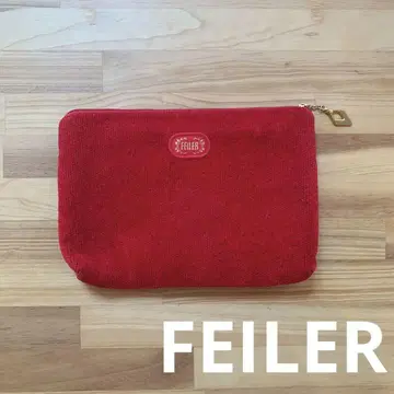 FEILER 빨간색 파우치 페일러