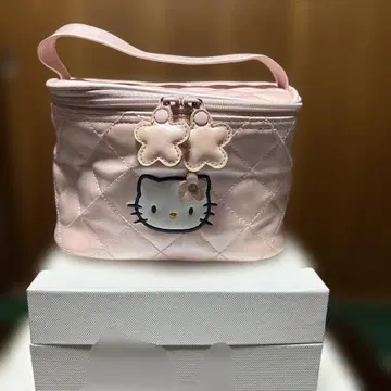 헬로키티 퀼팅 파우치 핑크
