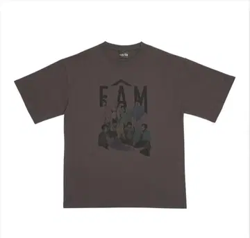 timelesz FAM 티셔츠 차콜 그레이