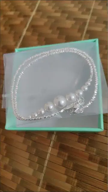 펄과 실버 팔찌