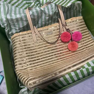 Kate Spade 골드 스트라이프 백
