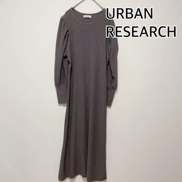 URBAN RESEARCH 어반 리서치 긴팔 원피스 그레이