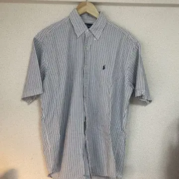 Ralph Lauren BLAIRE 반팔 셔츠 M 스트라이프