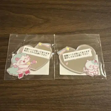 NiziU 마유카 NIZOO 류캬 아크릴 거울 스티커 세트 2