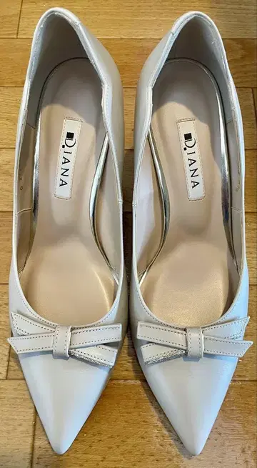 DIANA 리본 펌프스 베이지 23.5cm