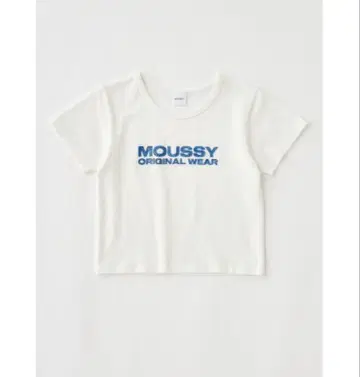 MOUSSY 화이트 티셔츠