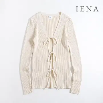 994y*새상품급 이에나 IENA 리본 리브 가디건