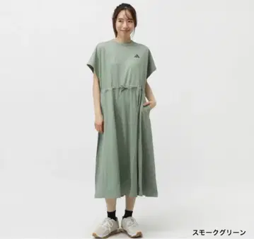 아디다스 여성용 원피스 개더 원피스 M 반팔