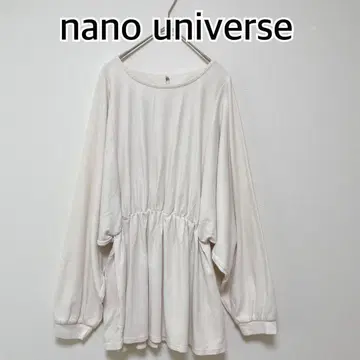 nano universe 나노 유니버스 긴팔 티셔츠 화이트