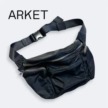 ARKET 아켓 바디백 블랙