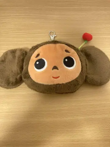 미사용 새상품 체브라시카 패스 케이스 봉제 인형 지갑