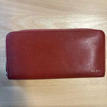 Paul Smith 벽돌 스트로 그레이 소가죽 장지갑