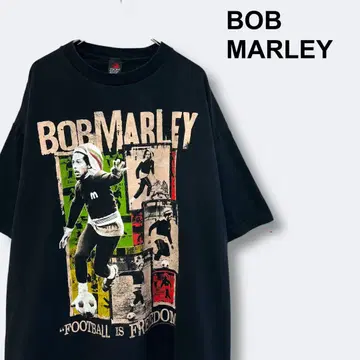 BOB MARLEY 밥 말리 프린트 티셔츠 USA제 zion