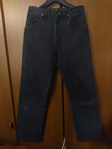 80s USA제 랭글러 13mwz 선염 블랙 청바지 29