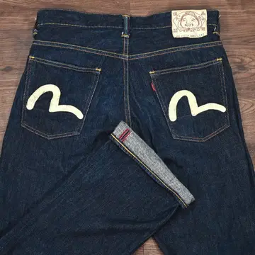 에비수 EVISU 청바지 2017 화이트 카모메 W32