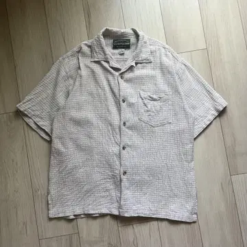90s 멀티 체크 셔츠 짧은 기장 M 사이즈