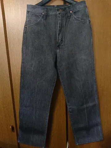 90s USA제 랭글러 13mwz 선염 블랙 청바지 29