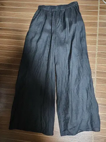 요건 레일 라미 와이드 팬츠