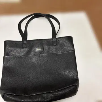 BEAMS 블랙 토트백