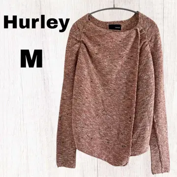 Hurley [M] 가디건 스웨터 핑크 계열
