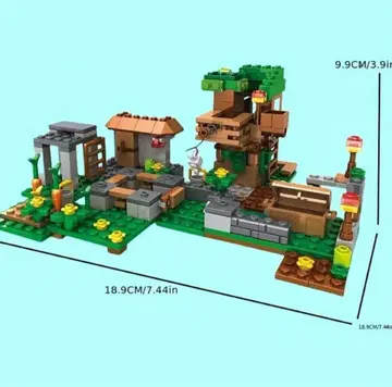 마인크래프트풍 LEGO 호환 레고 호환 블록 마인크래프트풍 블록